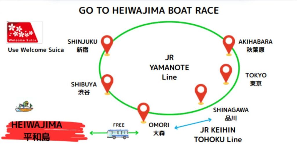 GO To HEIWAJIMA Boat Race

