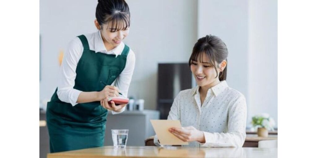 Japanese restaurant menu with listed dishes only